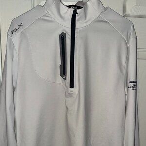 Madison  Club ,Ralph Lauren- RLX ,Performance Jersey Quarter-Zip Pullove, Size M